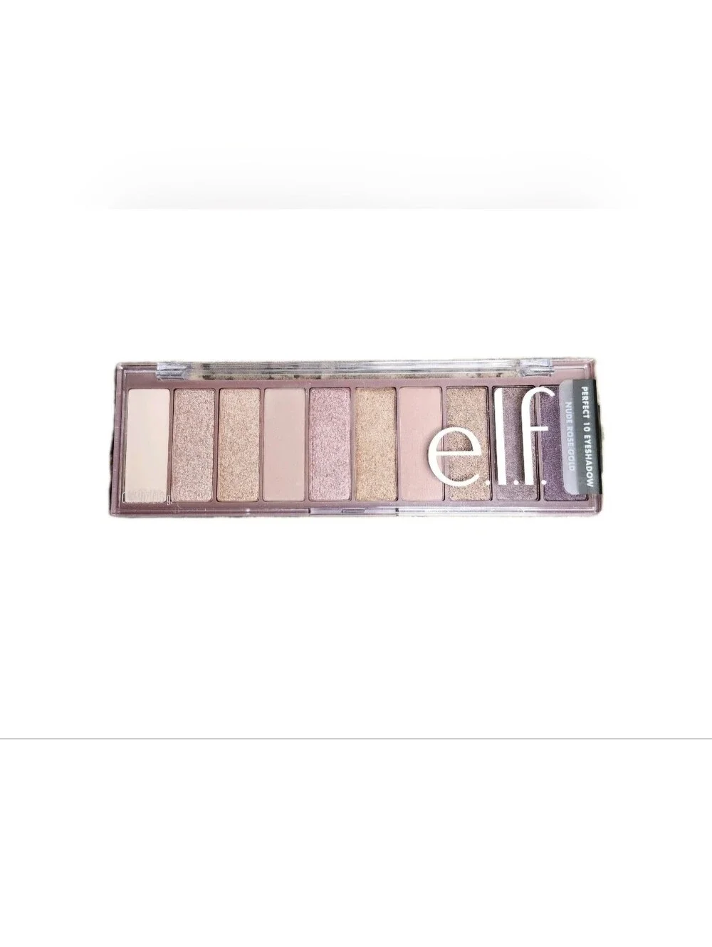 e.l.f. Perfect 10 Eyeshadow Palette, Nude Rose Gold